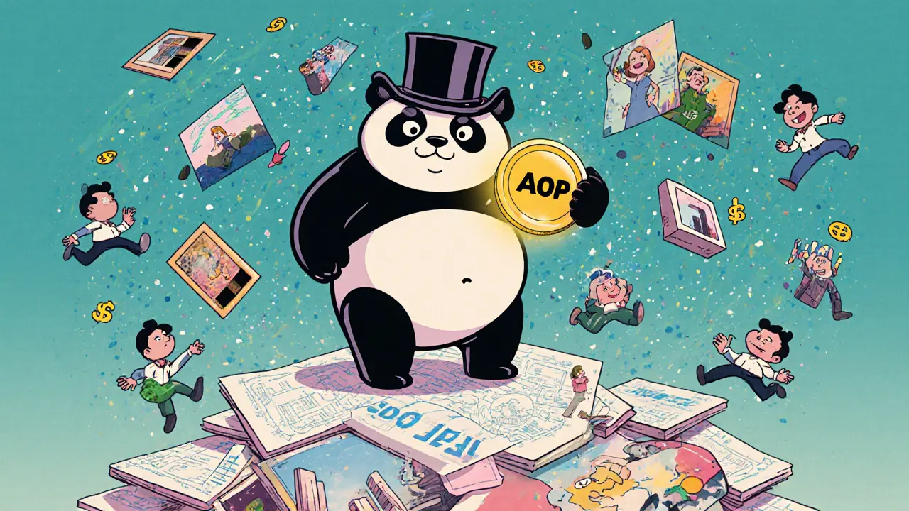 What is Ark of Panda (AOP) crypto coin? Real asset tokenization meets AI content hype