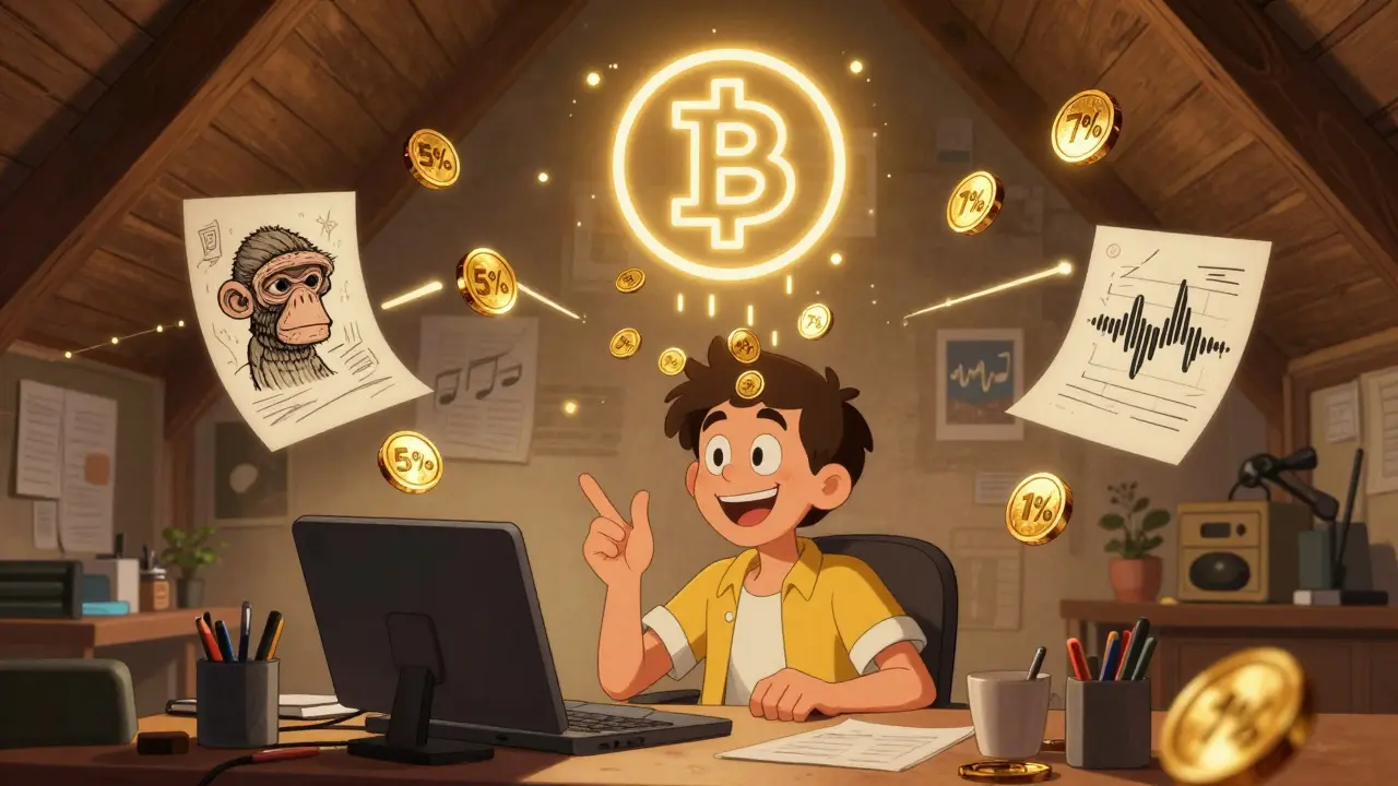 Benefits of NFT Royalties for Artists: How Blockchain Powers Passive Income for Creators