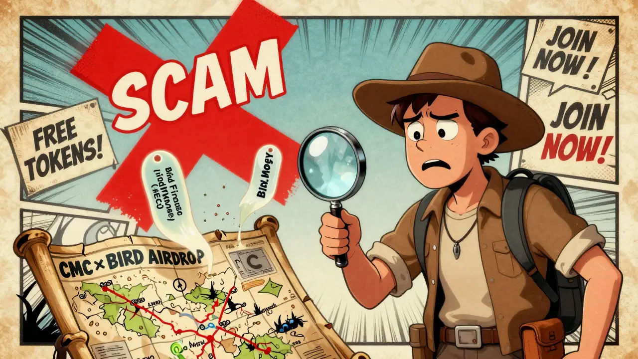 Bird Finance HECO BIRD Airdrop: The Truth Behind the CMC×BIRD Claim