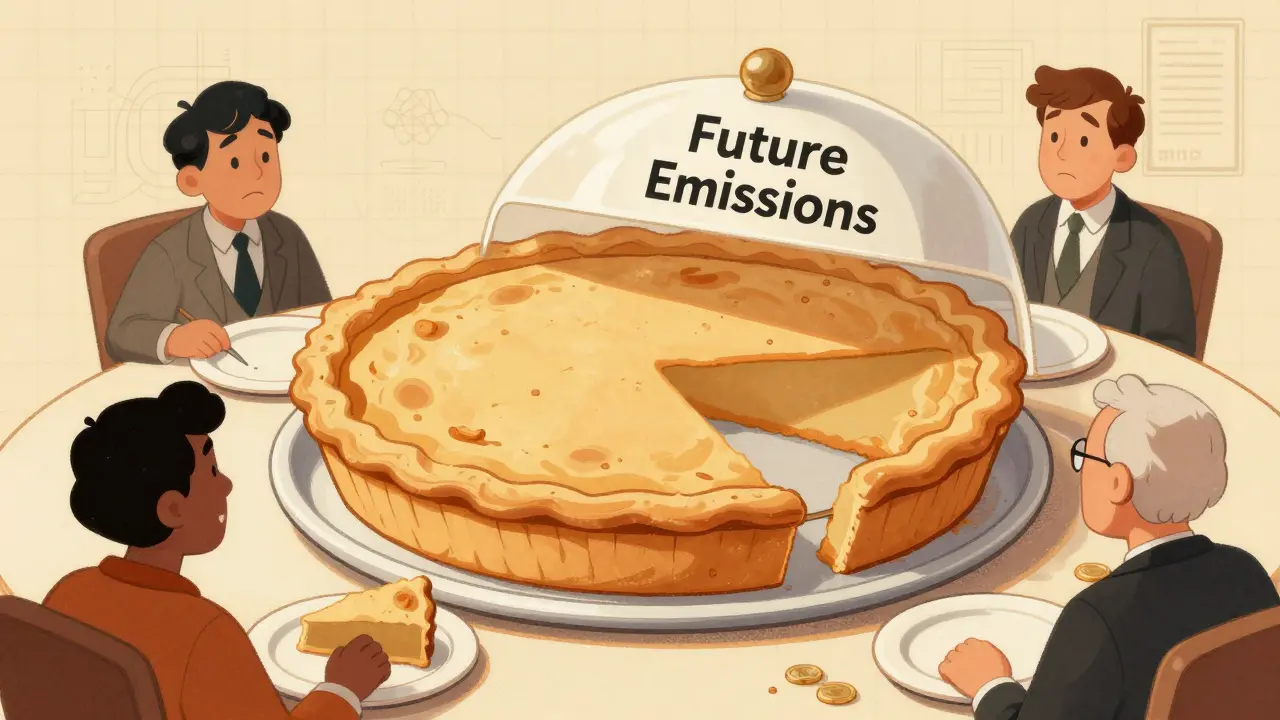 Pie chart showing low circulating supply vs future emissions