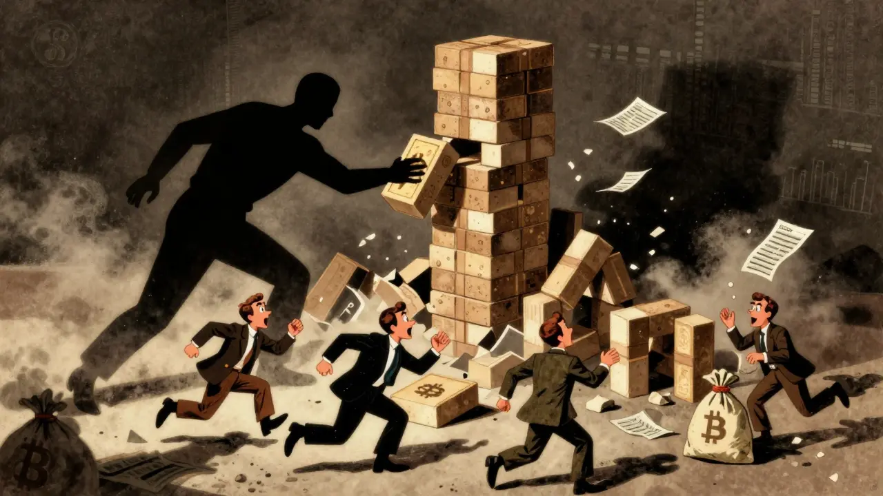 Attacker's scheme collapses, destroying value for everyone involved