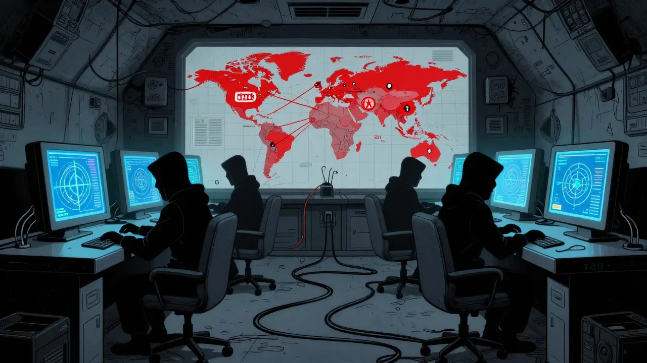 Hackers in bunker routing funds through mixer network