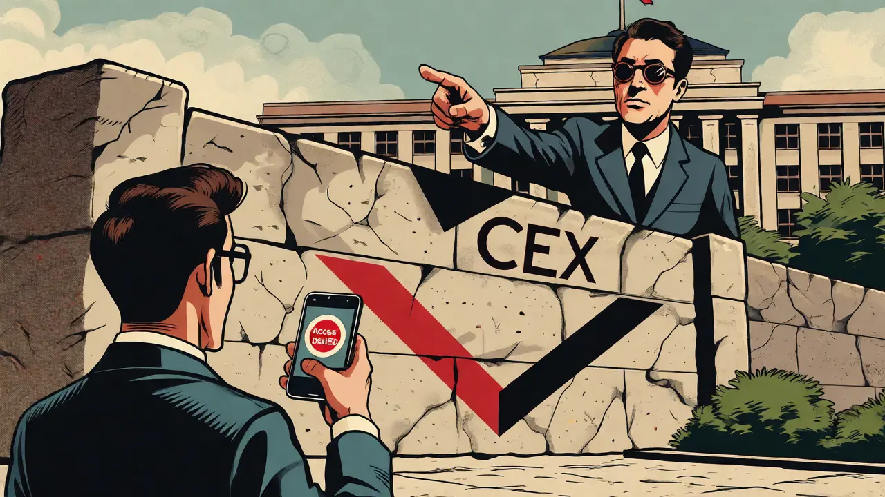 CEX vs DEX: Geographic Crypto Restrictions Explained